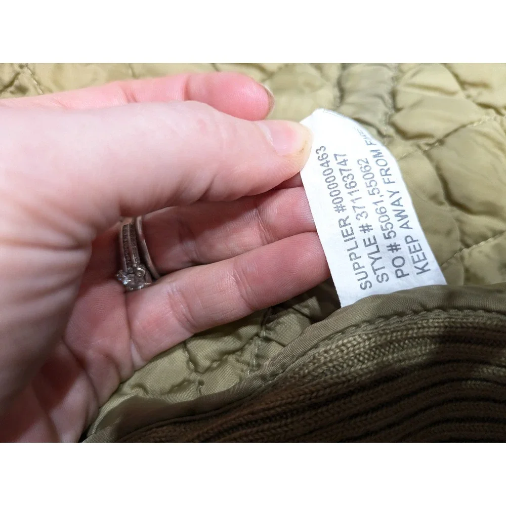 Ralph Lauren diamond stitched